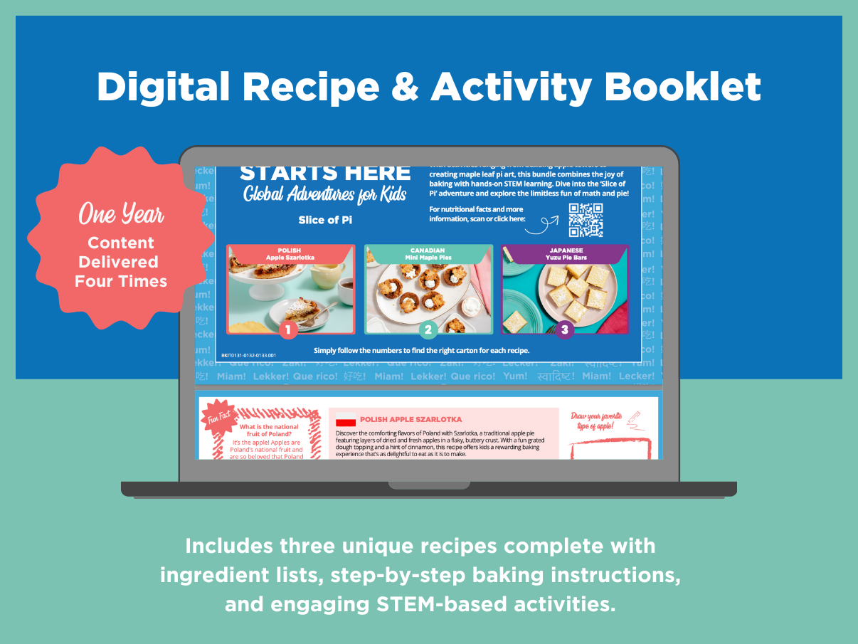 STEM Baking Activity 12 Recipe Booklet Bundle