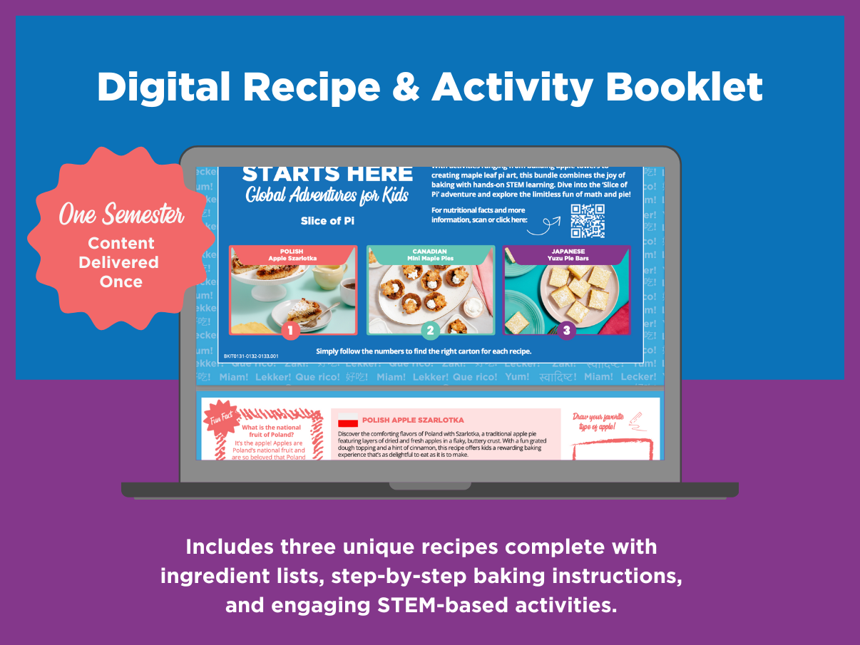 STEM Baking Activity 3 Recipe Booklet Bundle