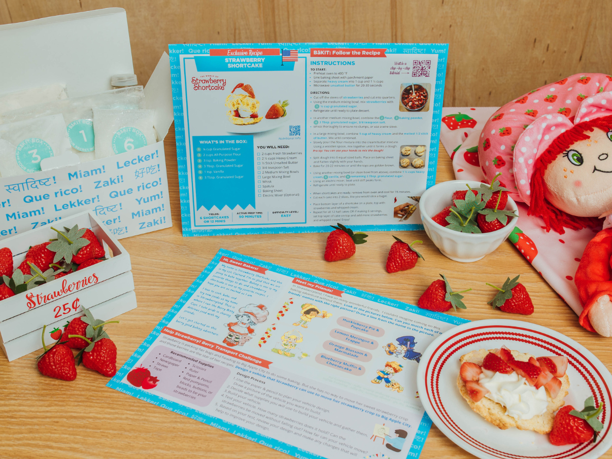 Strawberry Shortcake Chef Kit: Official Merch, Baking & Activity Kit (+Mystery Item!)